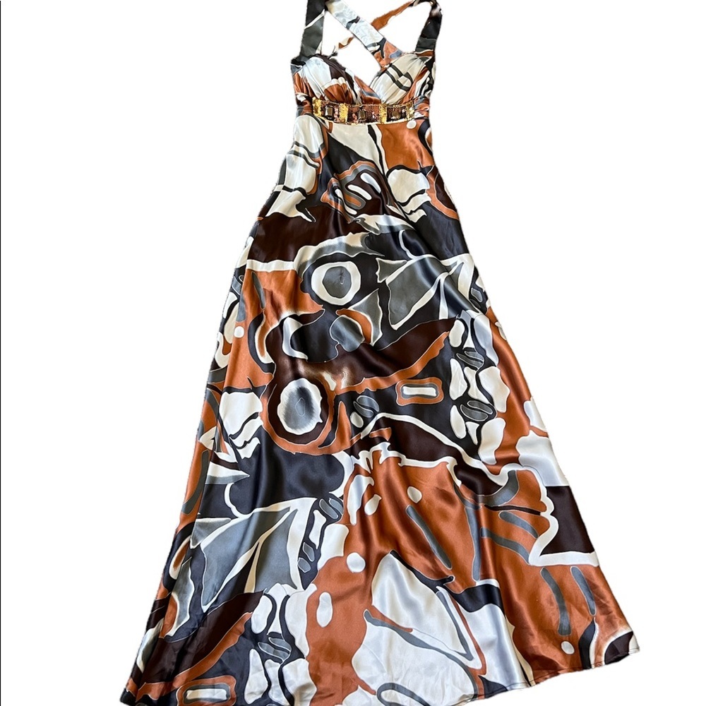 Vintage Y2K Jodi Kristopher satin dress